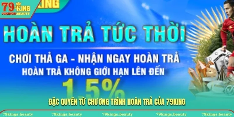 Đặc quyền từ chương trình hoàn trả của 79KING