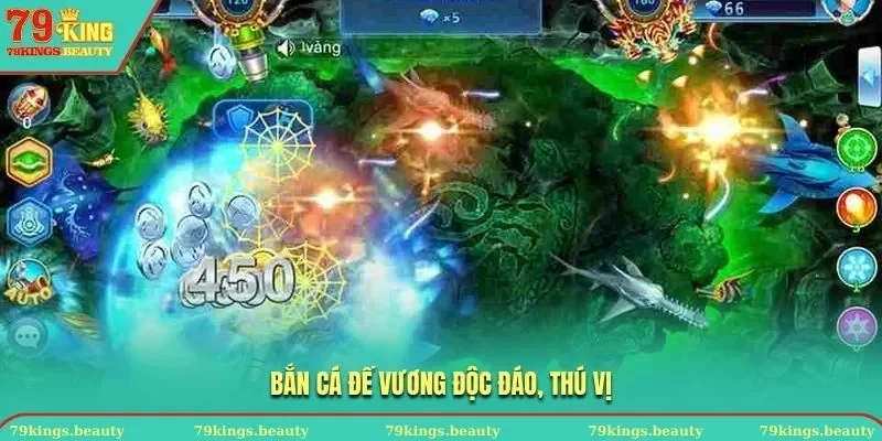 Bắn cá đế vương phiên bản game độc đáo, thú vị