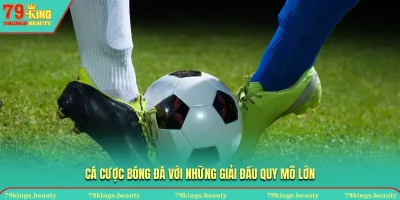 Cá cược bóng đá với những giải đấu quy mô lớn